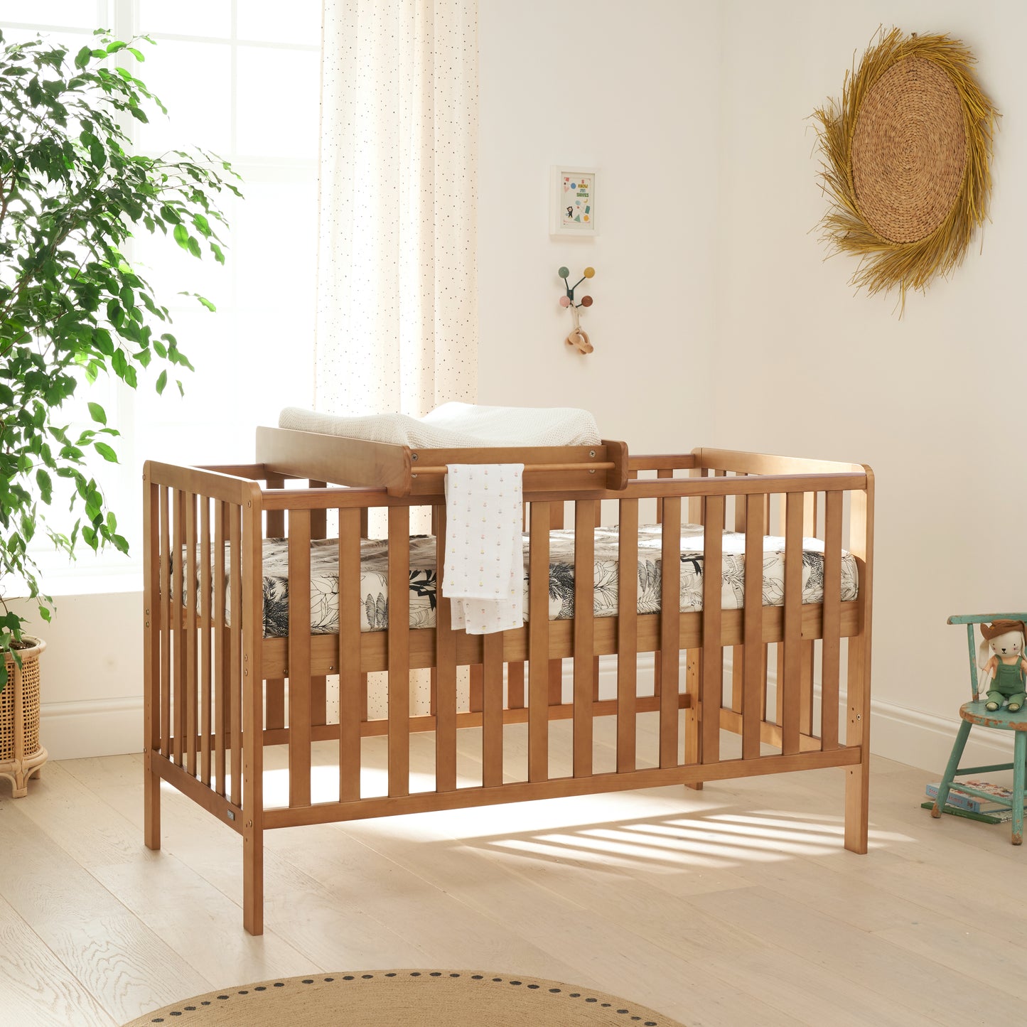 Tutti Bambini Malmo Cot Bed with Cot Top Changer & Mattress