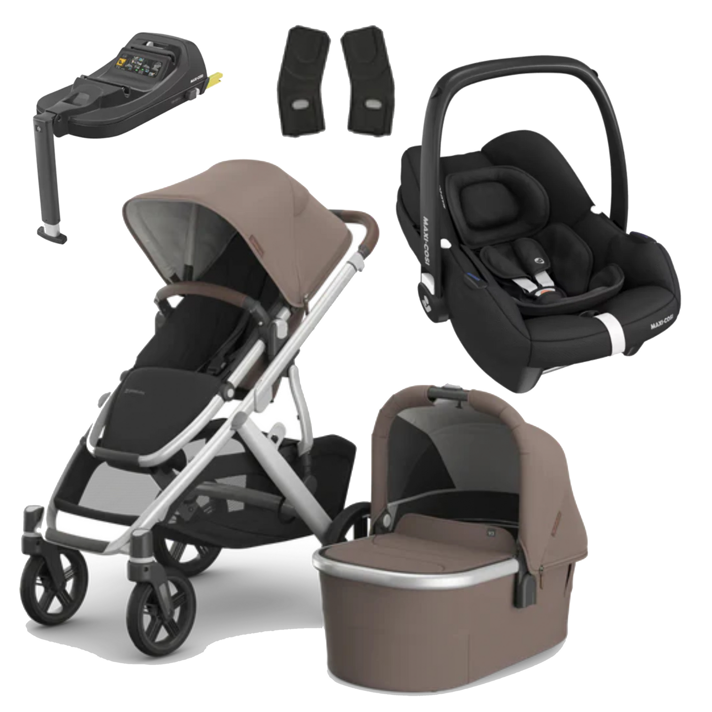 UPPAbaby Vista V3 Buggy with Maxi Cosi CabrioFix and Base