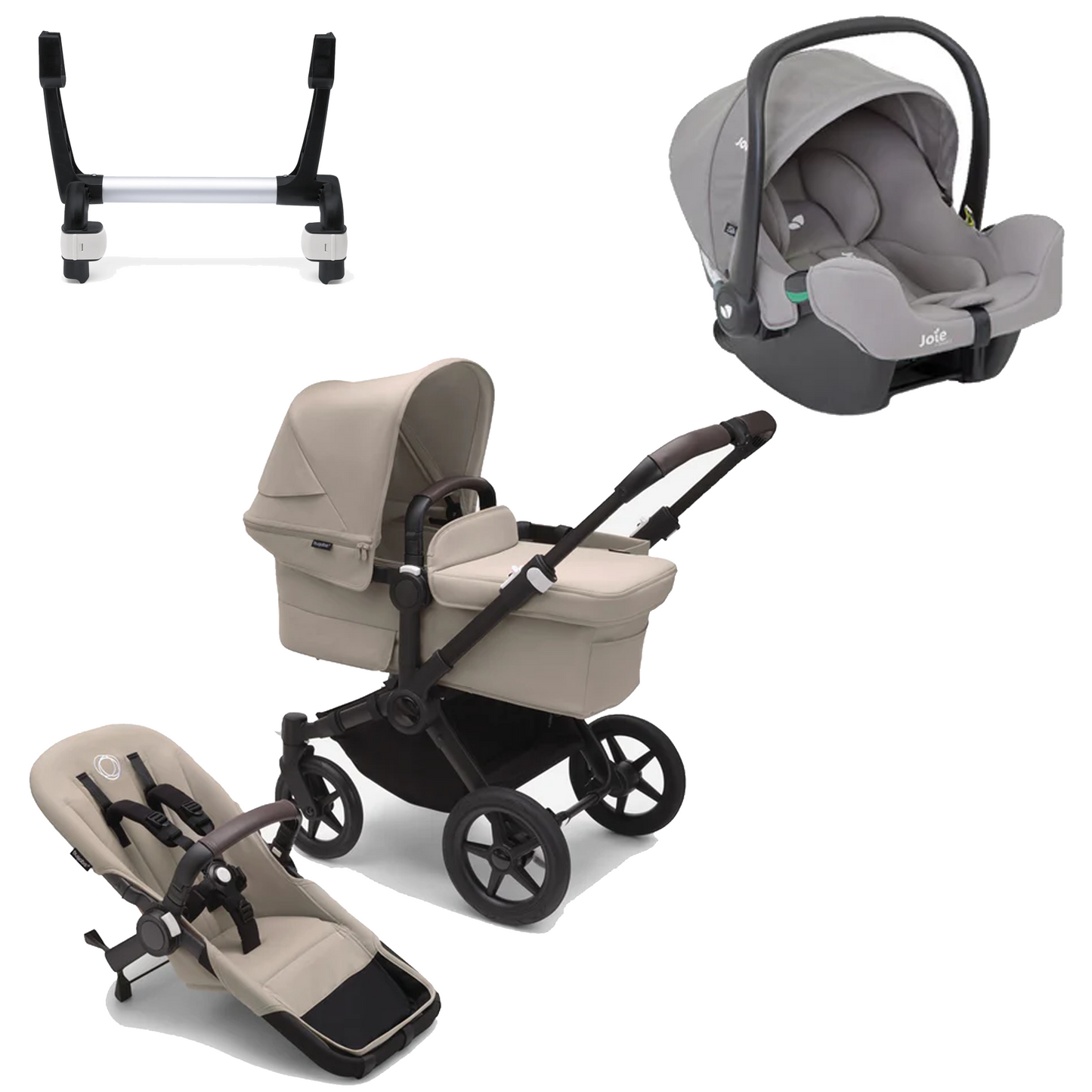 Bugaboo Donkey 5 Mono (Single) with Joie iSnug