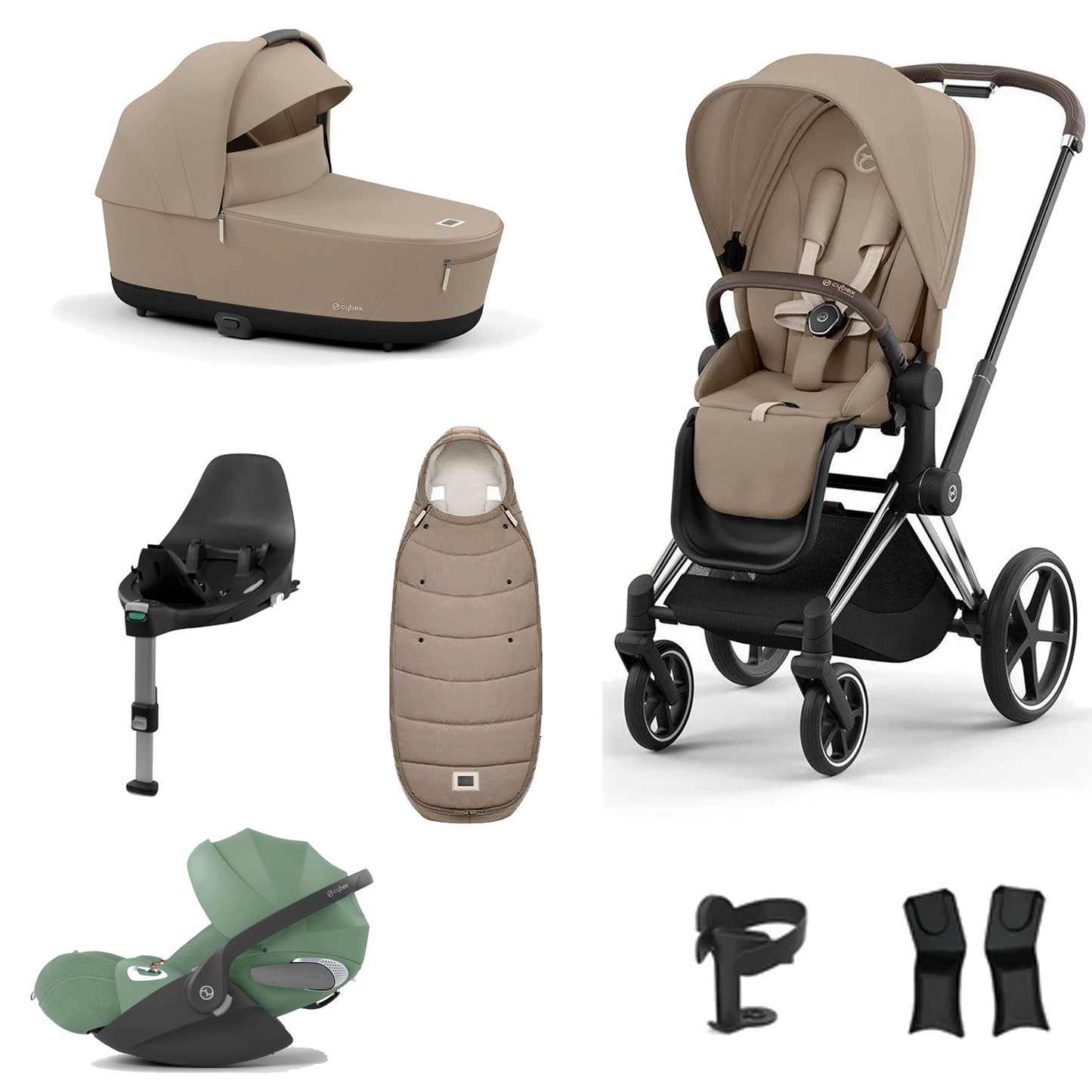 Cybex Priam Essentials Bundle with Cybex Cloud T and Base T