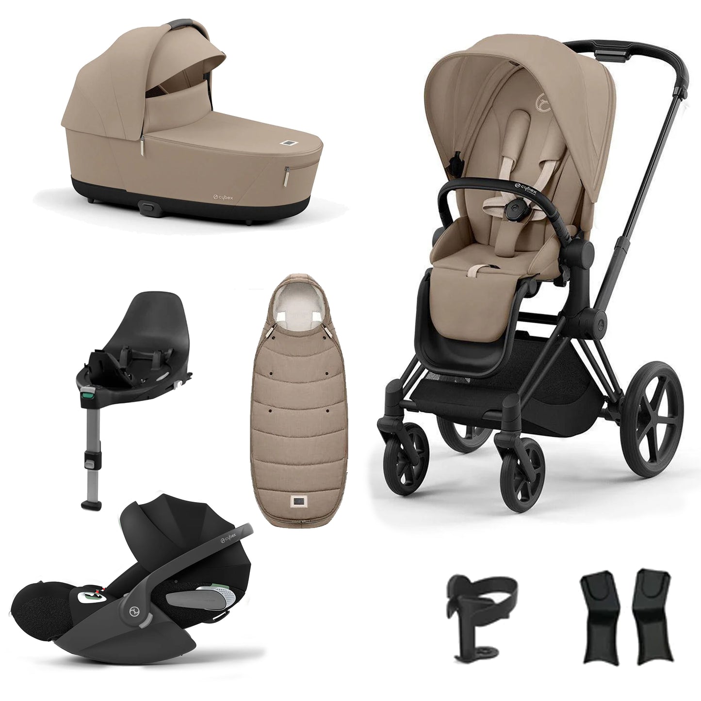 Cybex Priam Essentials Bundle with Cybex Cloud T and Base T