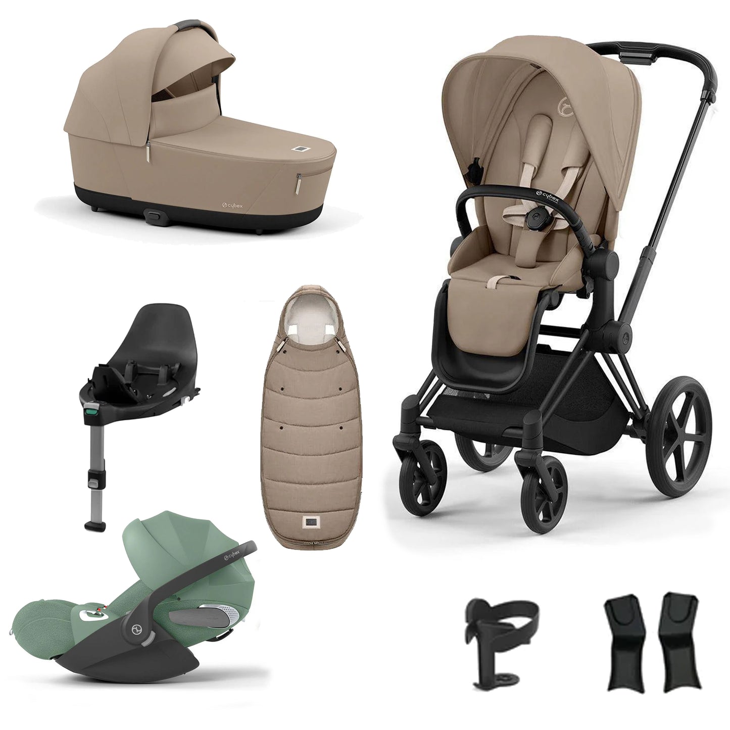 Cybex Priam Essentials Bundle with Cybex Cloud T and Base T