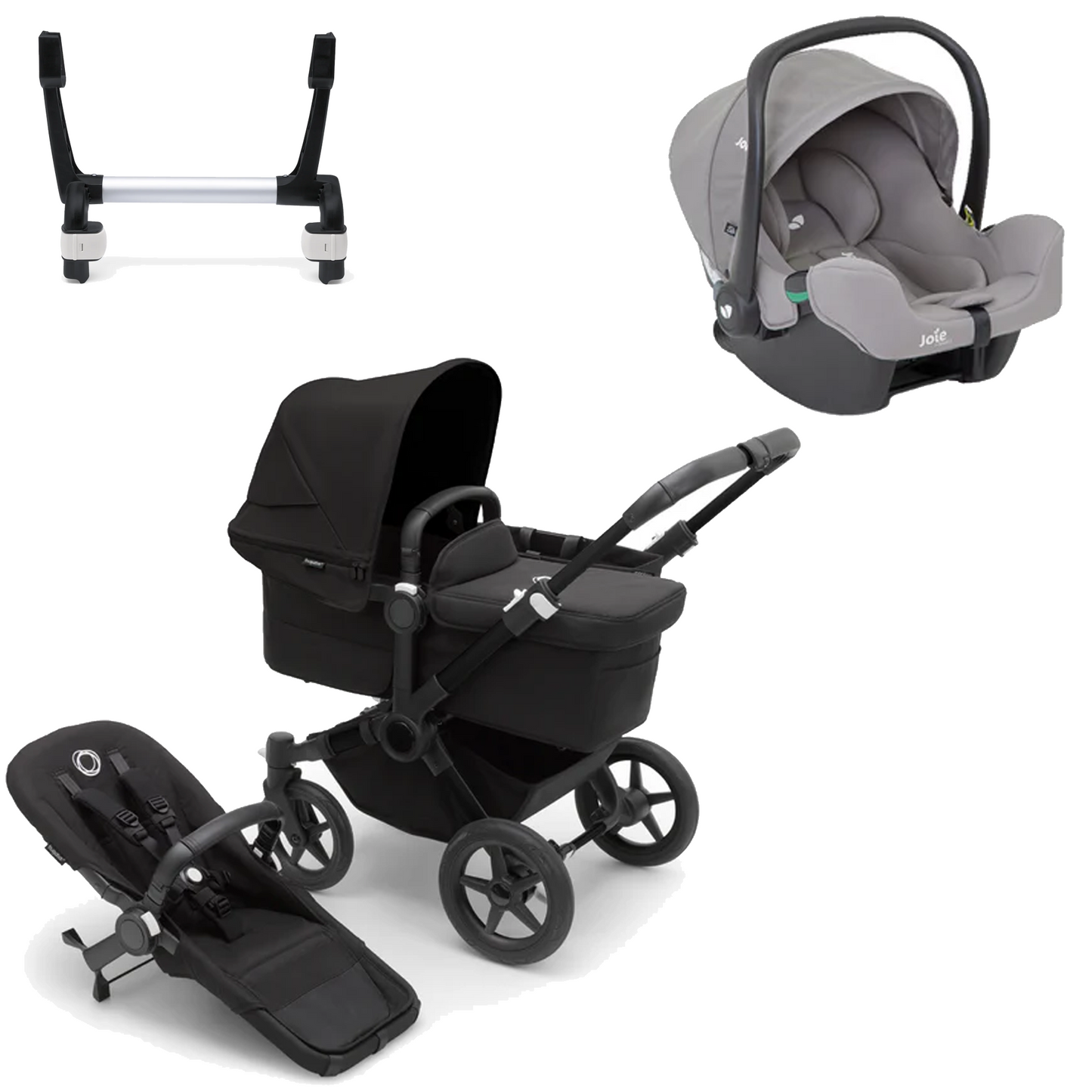 Bugaboo Donkey 5 Mono (Single) with Joie iSnug