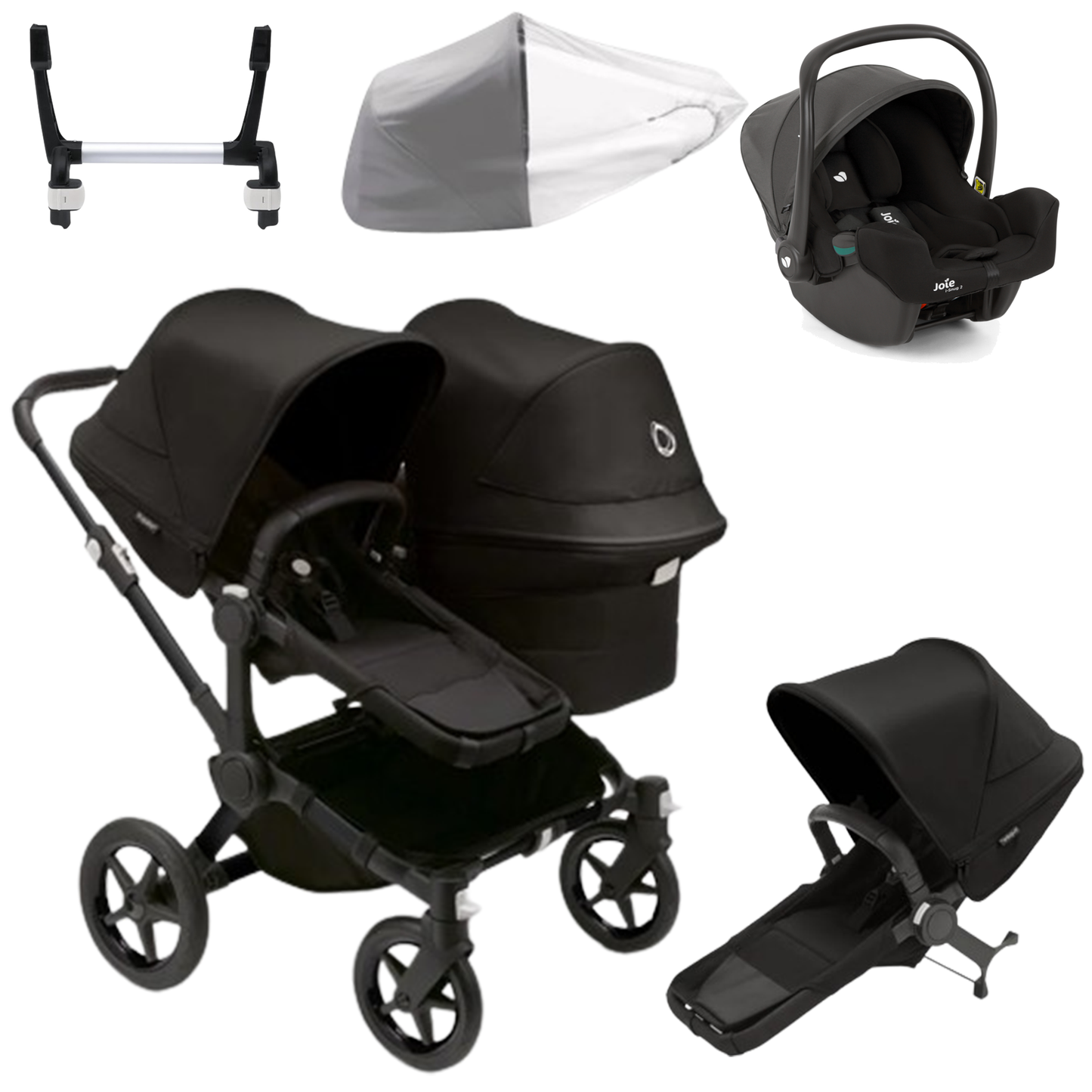Bugaboo Donkey 5 Duo (Double) with Joie iSnug
