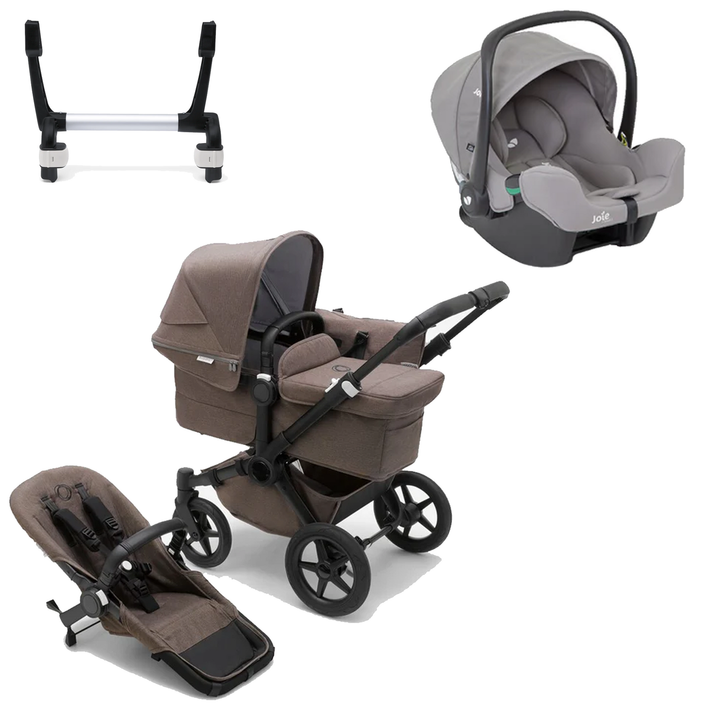 Bugaboo Donkey 5 Mono (Single) with Joie iSnug