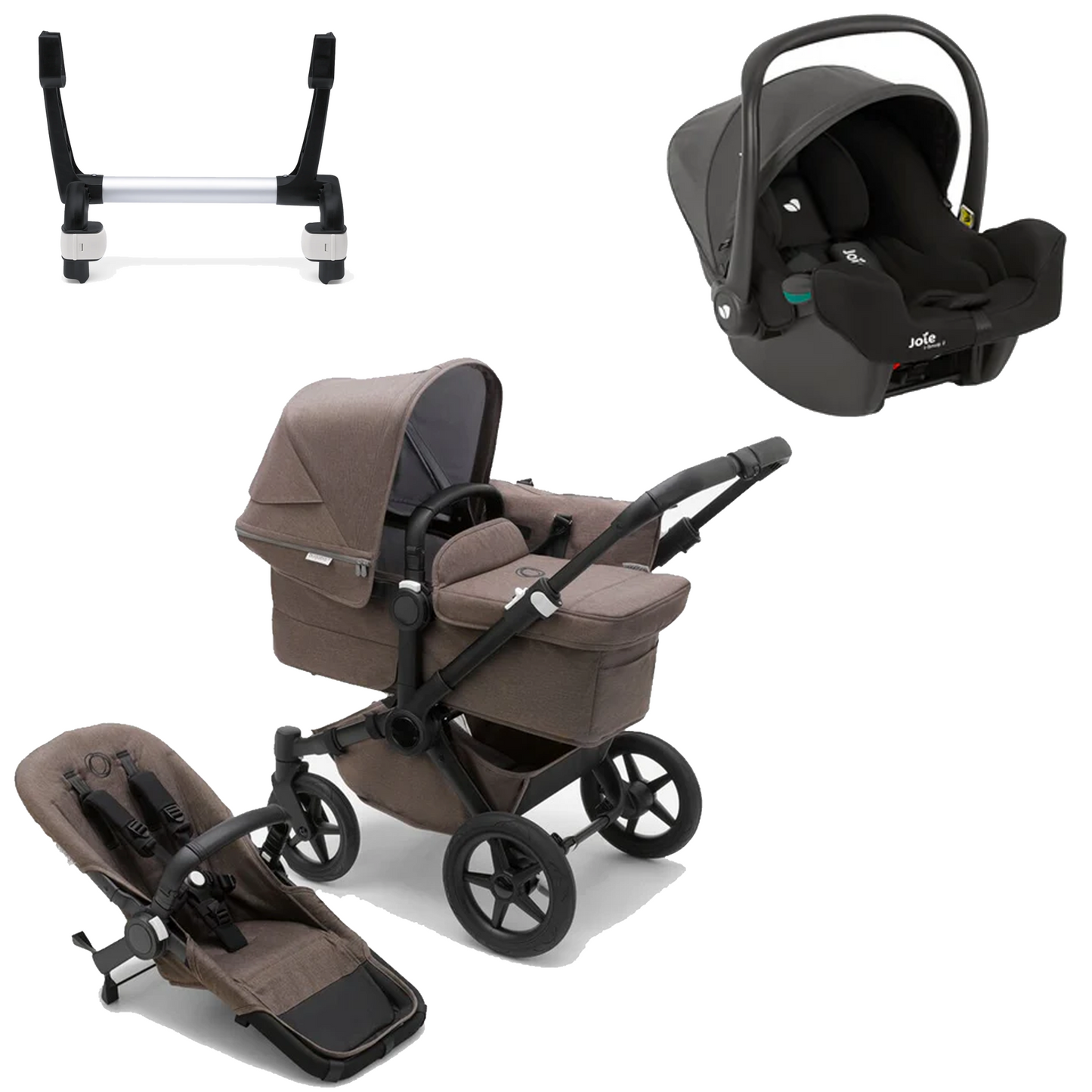 Bugaboo Donkey 5 Mono (Single) with Joie iSnug