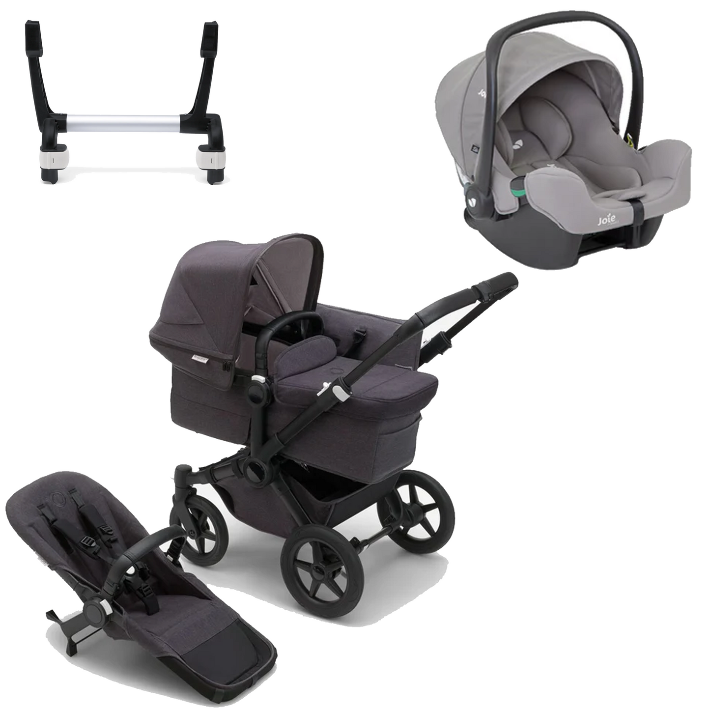Bugaboo Donkey 5 Mono (Single) with Joie iSnug