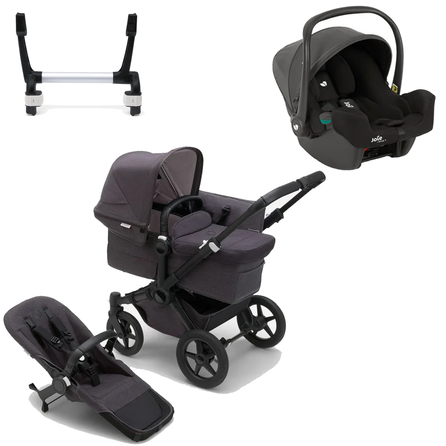 Bugaboo Donkey 5 Mono (Single) with Joie iSnug