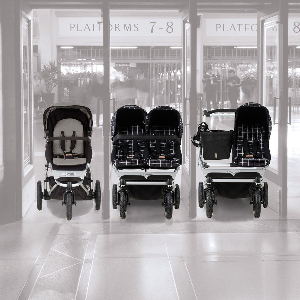 Mountain Buggy Duet Twin Travel System with Cybex Aton B2 and Bases