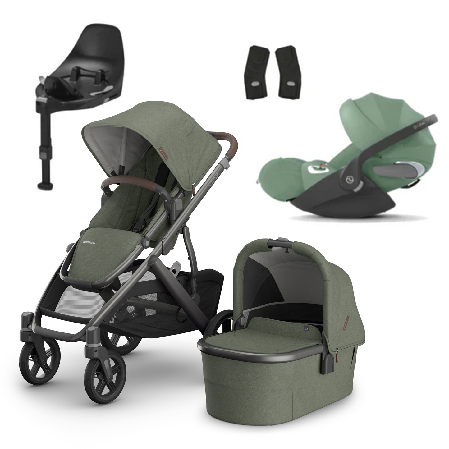 UPPAbaby Vista V3 Buggy with Cybex Cloud T and Base T