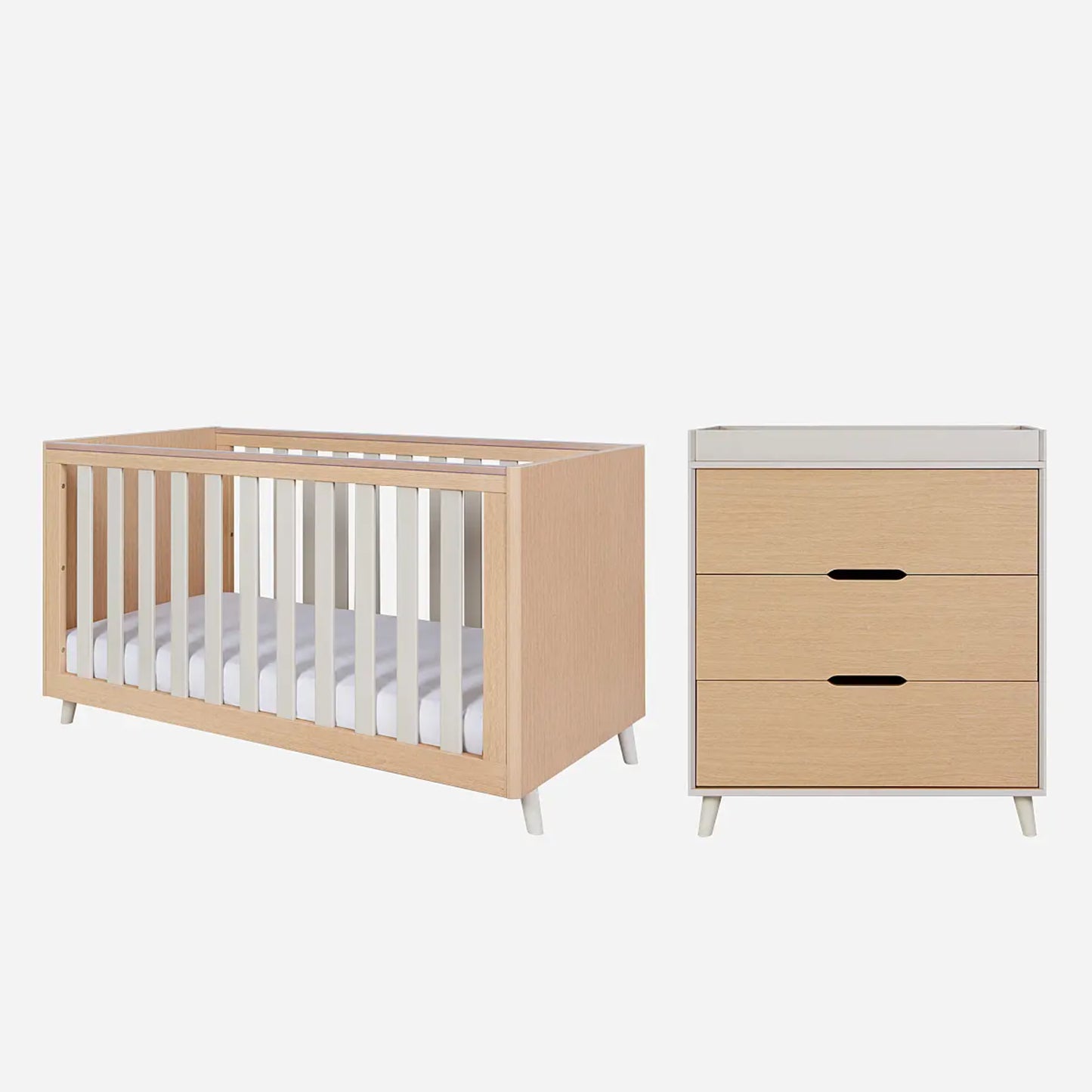 Tutti Bambini Fika 2 Piece with Cot Bed and Dresser