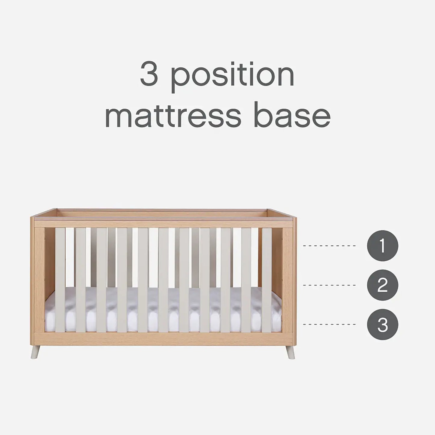 Tutti Bambini Fika 2 Piece with Cot Bed and Dresser