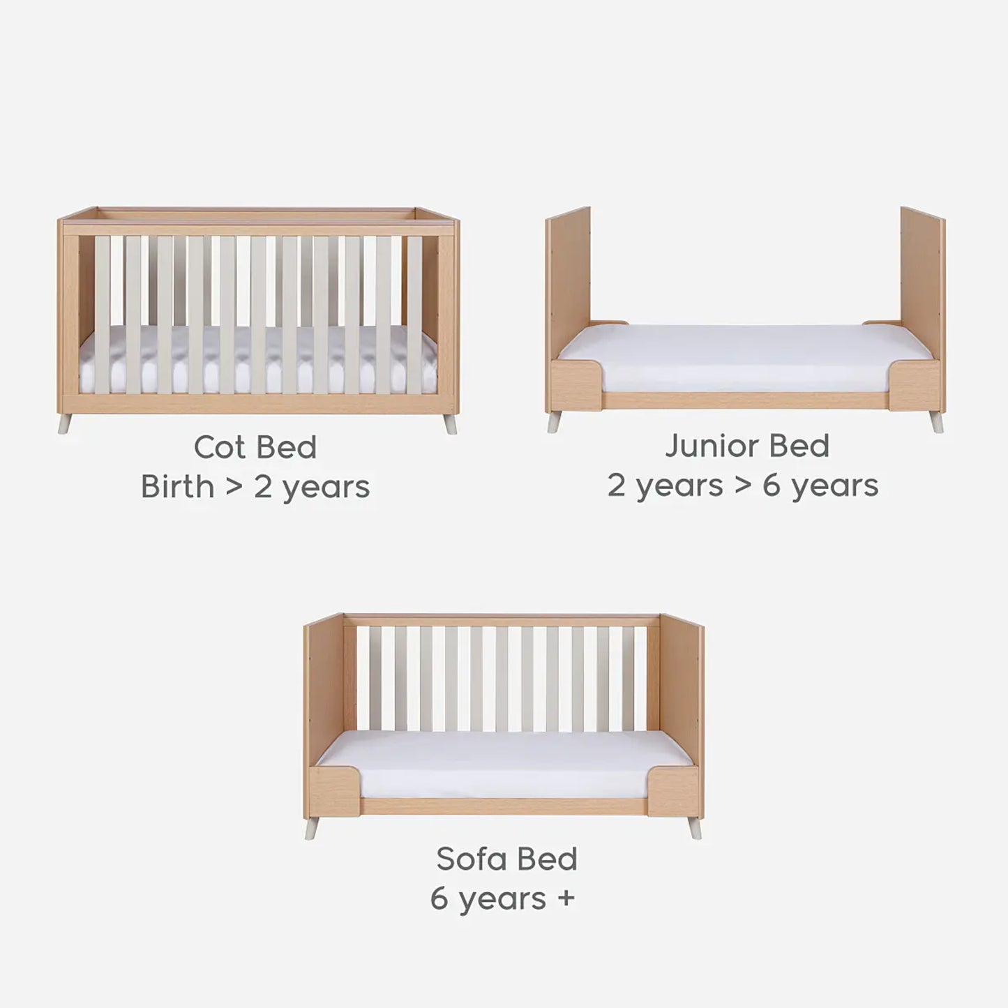 Tutti Bambini Fika 2 Piece with Cot Bed and Dresser