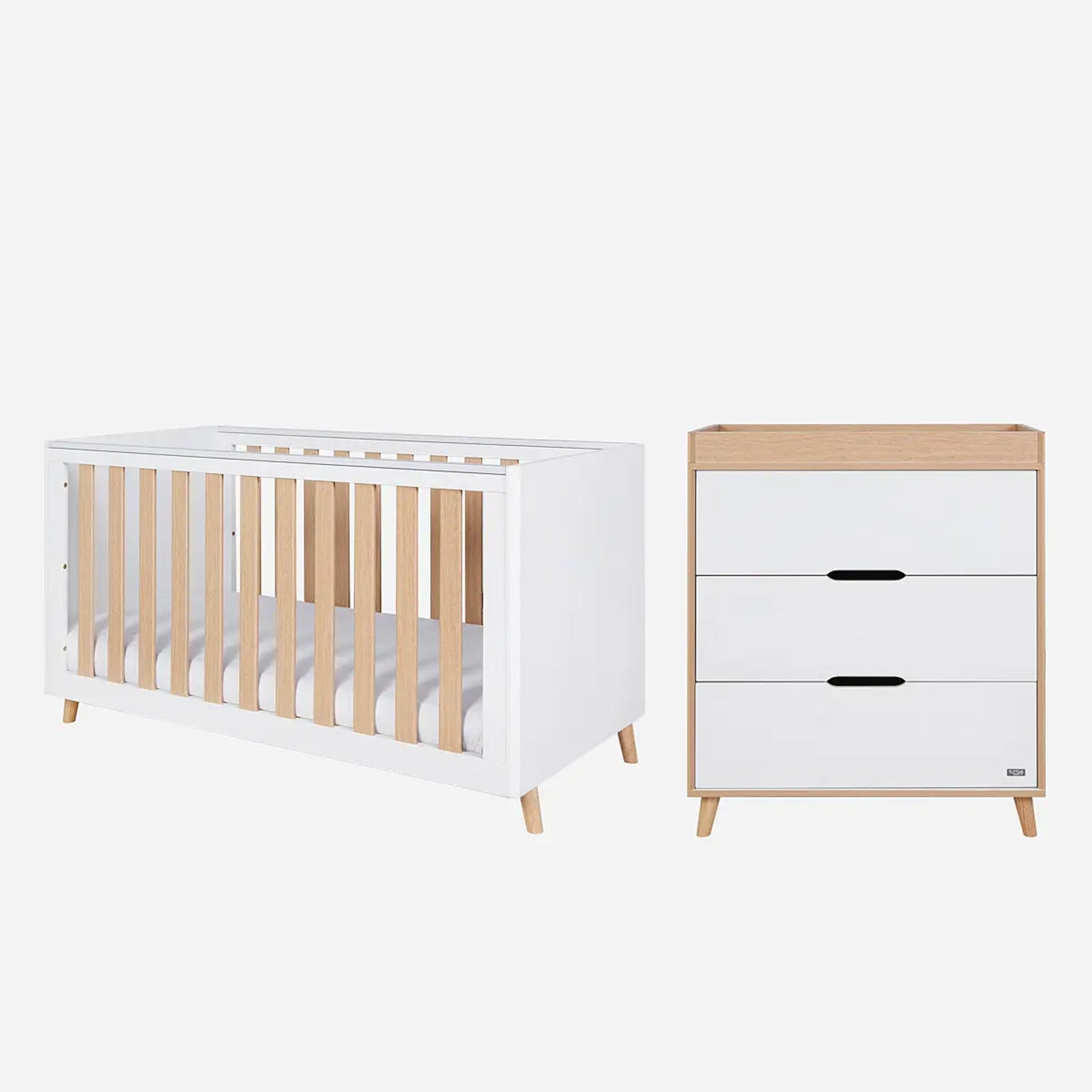 Tutti Bambini Fika 2 Piece with Cot Bed and Dresser