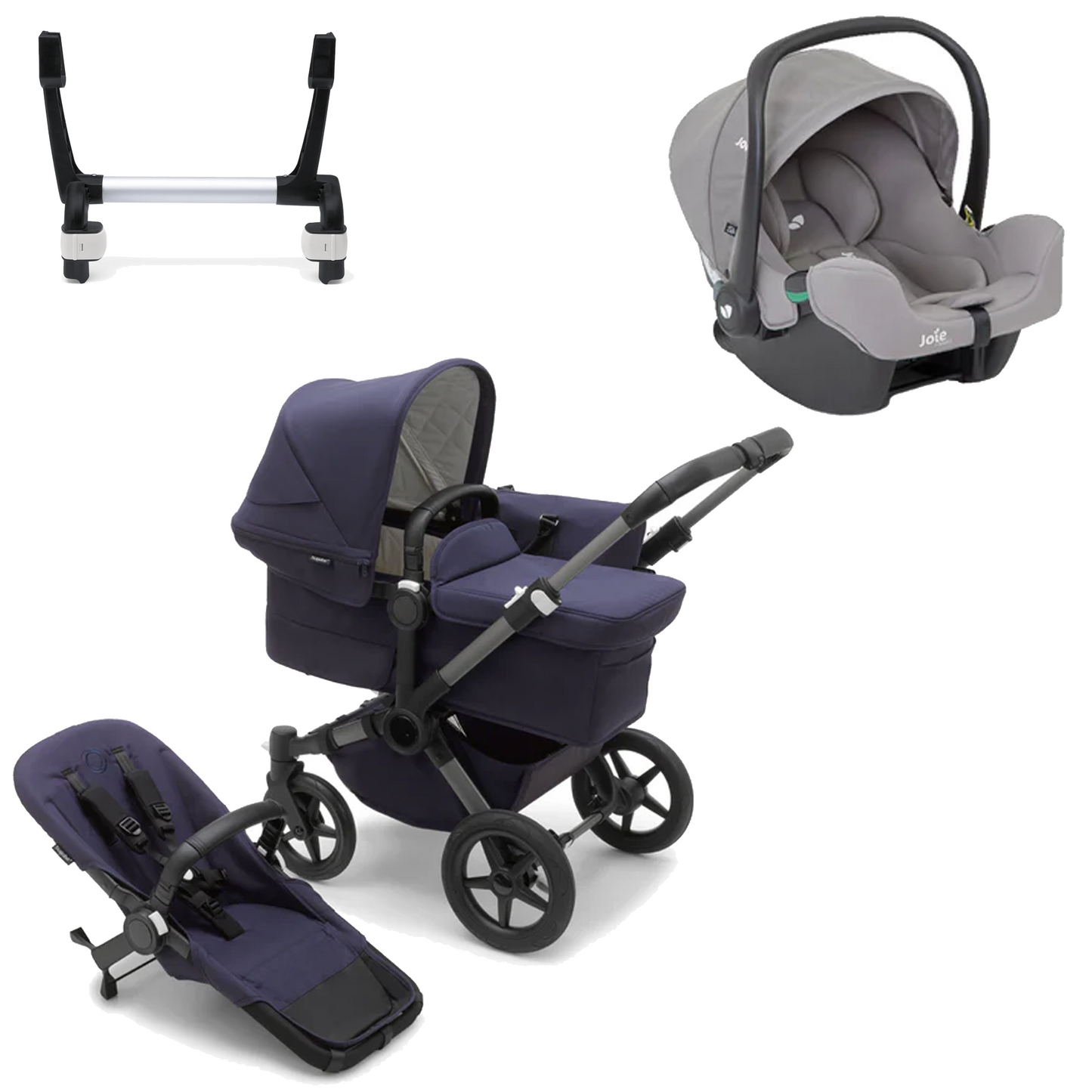 Bugaboo Donkey 5 Mono (Single) with Joie iSnug