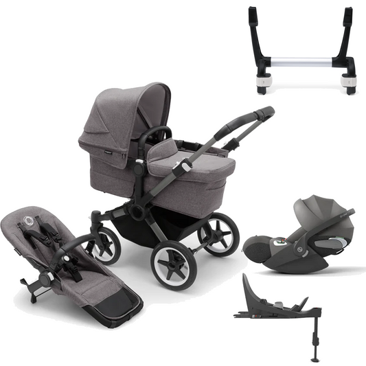 Bugaboo Donkey 5 Mono (Single) with Cybex Cloud T and Base T