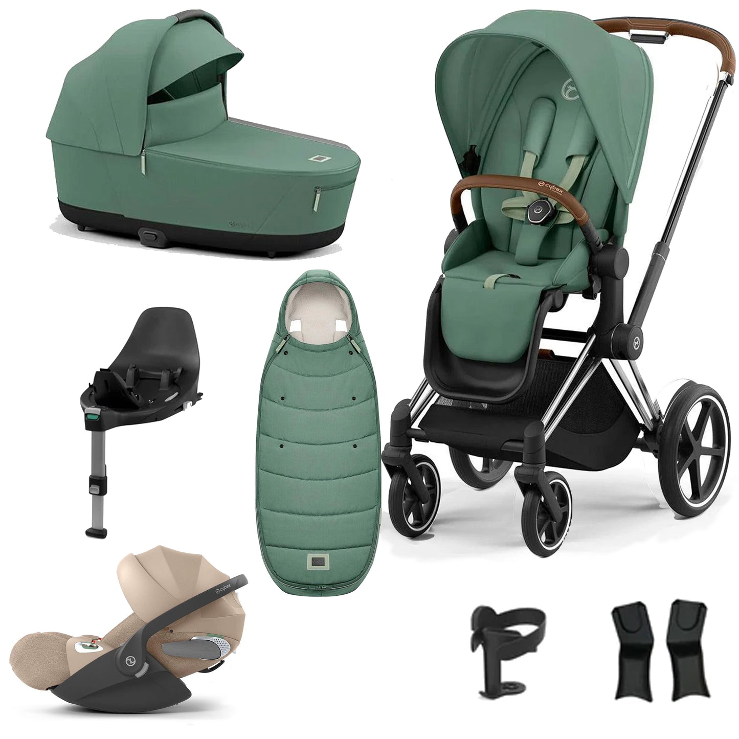 Cybex Priam Essentials Bundle with Cybex Cloud T and Base T