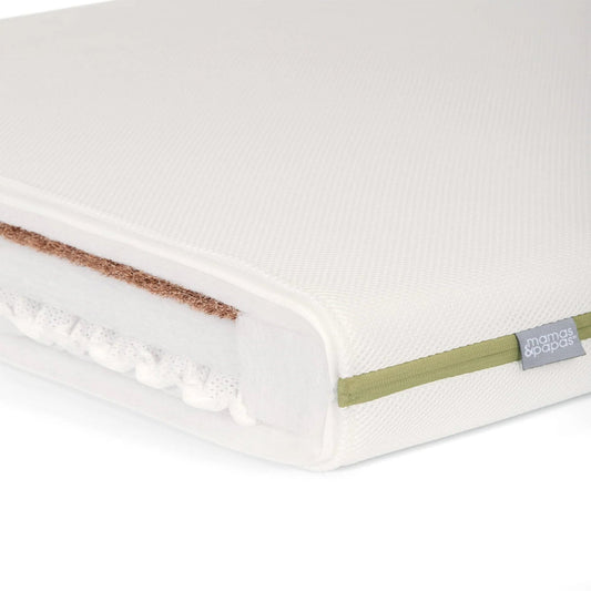 Mamas & Papas Cotbed Premium Dual Core + Mattress