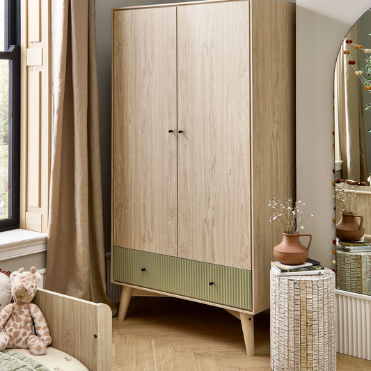 Mamas & Papas Coxley 3 Piece Cotbed Range with Dresser Changer and Wardrobe