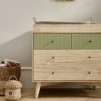 Mamas & Papas Coxley 3 Piece Cotbed Range with Dresser Changer and Wardrobe
