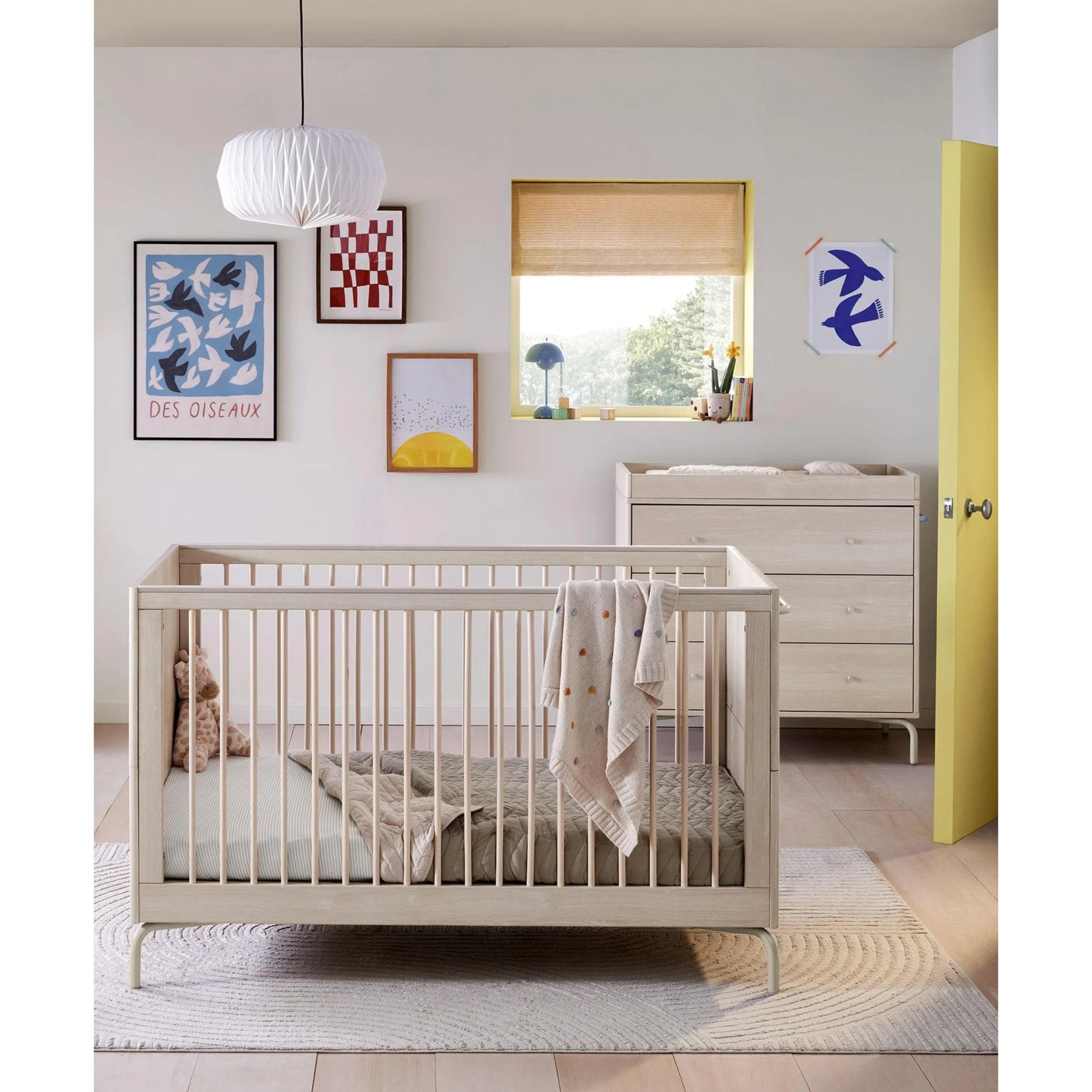 Mamas & Papas Kinlay 3 Piece Set with Cot Bed, Dresser and Wardrobe