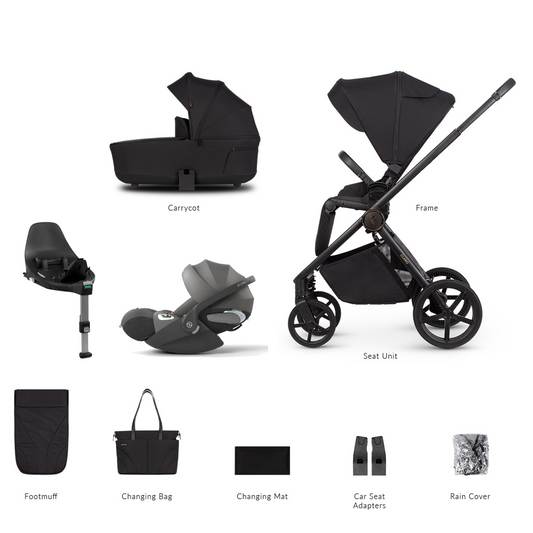 Venicci Claro 3 in 1 with Cybex Cloud T & Base T