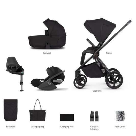 Venicci Claro 3 in 1 with Cybex Cloud T & Base T