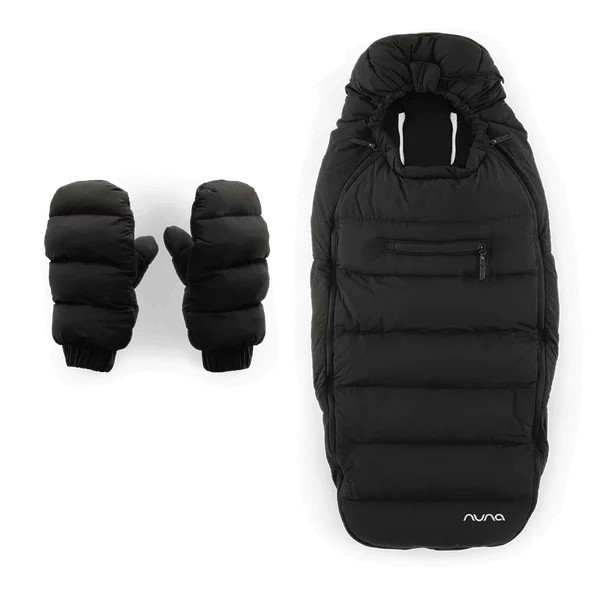 Nuna Winter Footmuff Set with Gloves and Bag