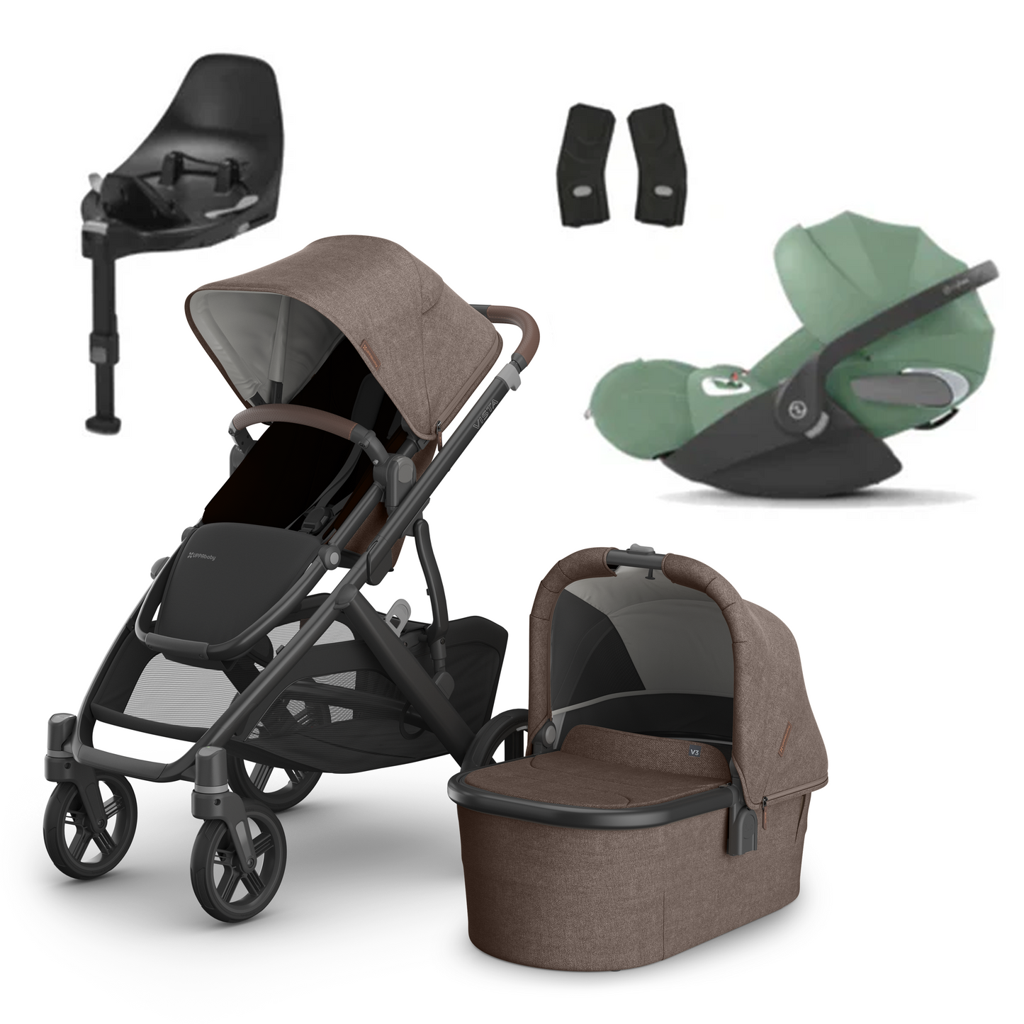 UPPAbaby Vista V3 Buggy with Cybex Cloud T and Base T