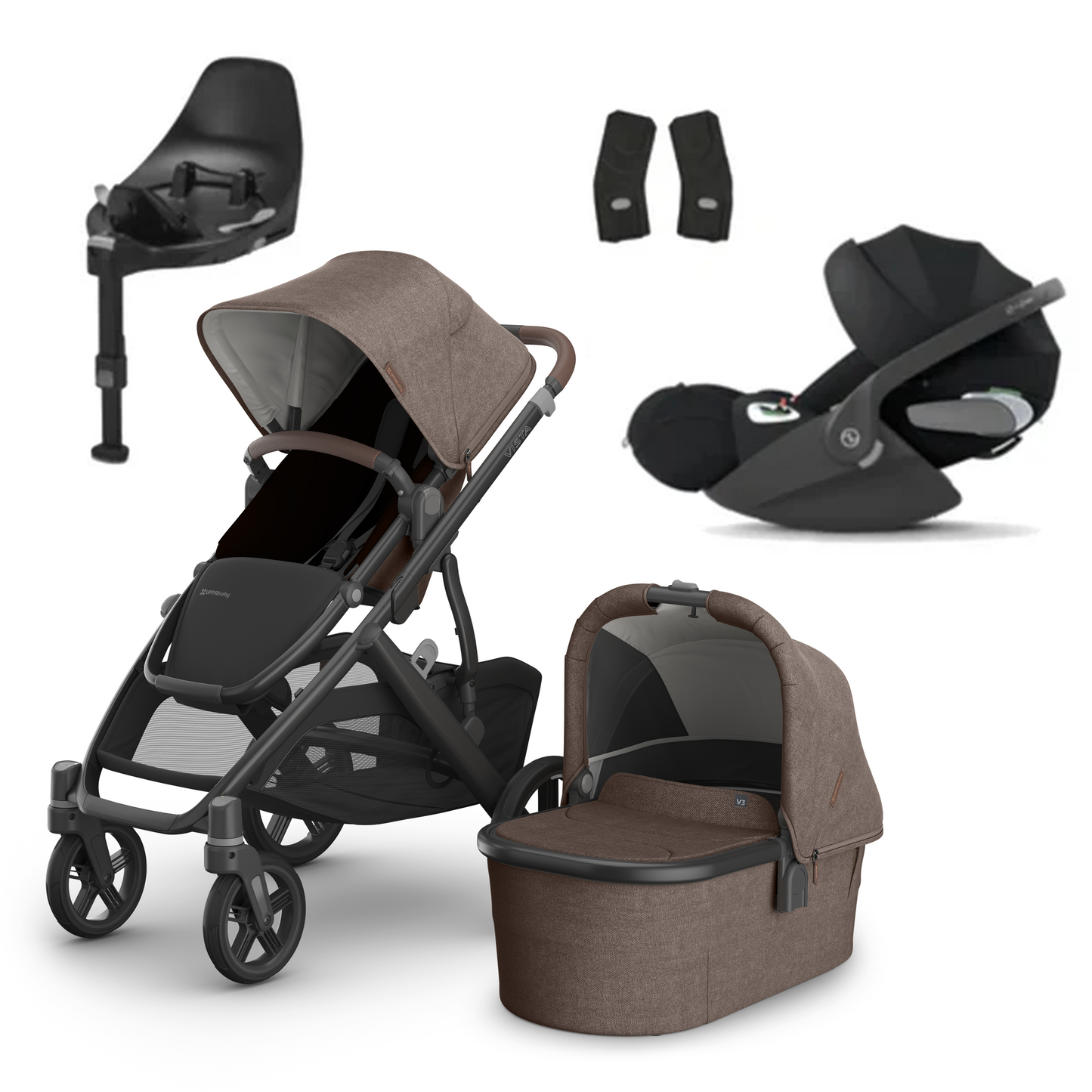 UPPAbaby Vista V3 Buggy with Cybex Cloud T and Base T