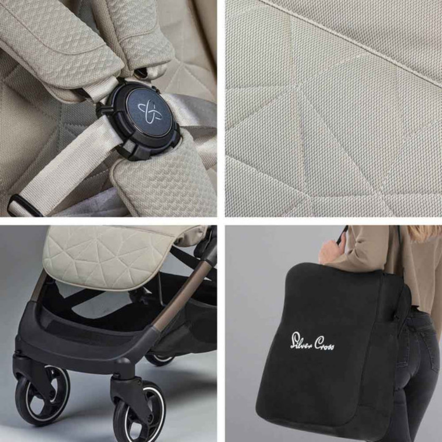 Silver Cross Clic 2 with Free Travel Bag