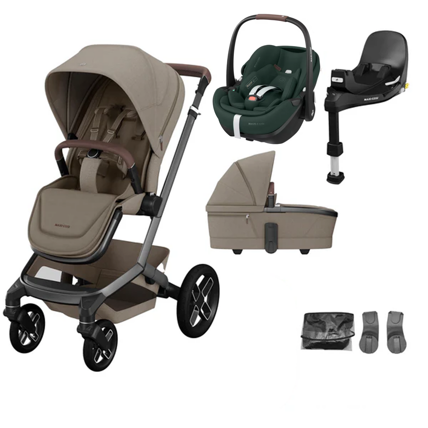 Maxi Cosi Fame Buggy with Maxi Cosi Pebble Pro2 and Family Fix Pro Base