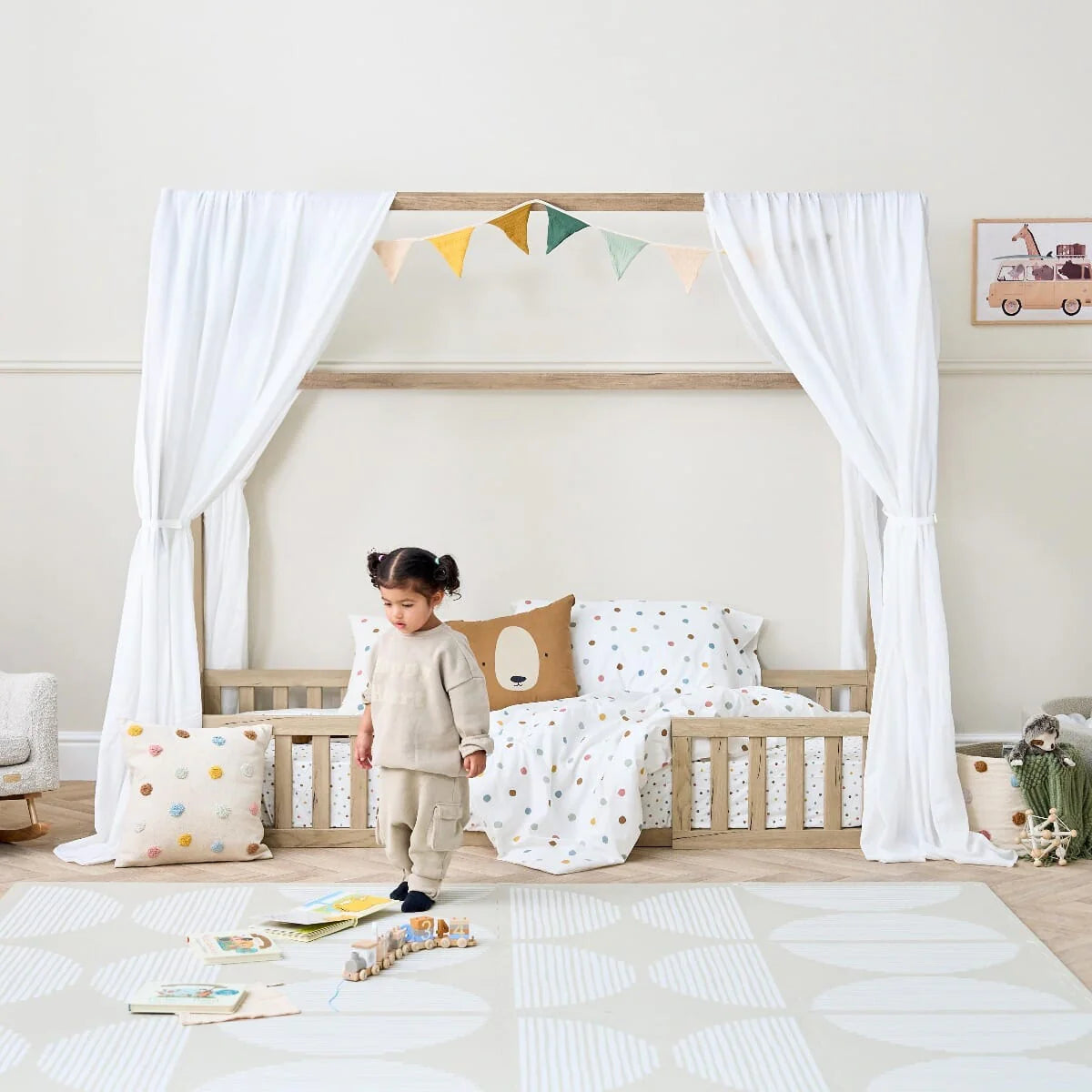 Tutti Bambini Grande Casa Floor Bed Curtains Accessory Pack