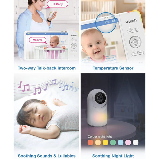 VTech 7 Inch High-Definition Pan & Tilt Video Monitor VM7367HD