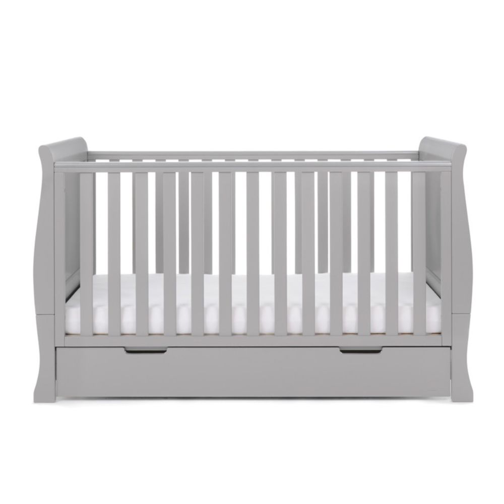Obaby Stamford Classic 3 Piece Room Set with Cot Bed, Dresser Changer and Wardrobe