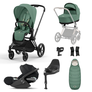 Cybex Priam 2023 with Lux Carrycot and Cloud T Car Seat