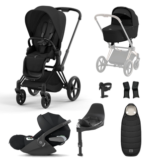 Cybex Priam 2023 with Lux Carrycot and Cloud T Car Seat