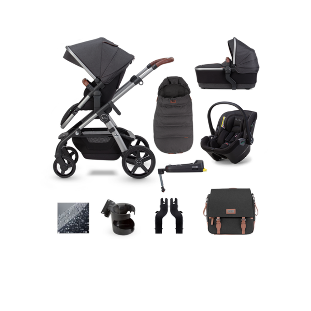 Silver Cross Wave Bundle with Dream Car Seat and Isofix Base