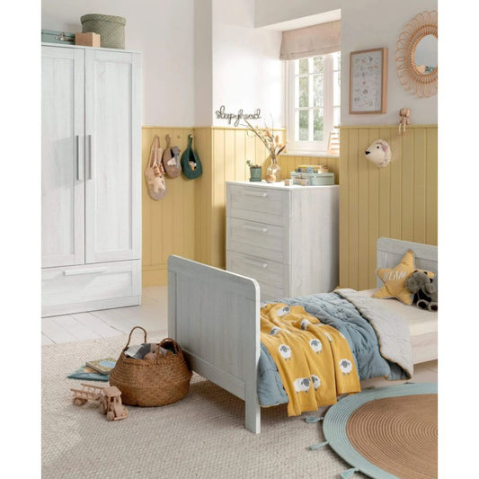 Mamas & Papas Atlas 3 Piece Cotbed Range with Dresser Changer and Wardrobe