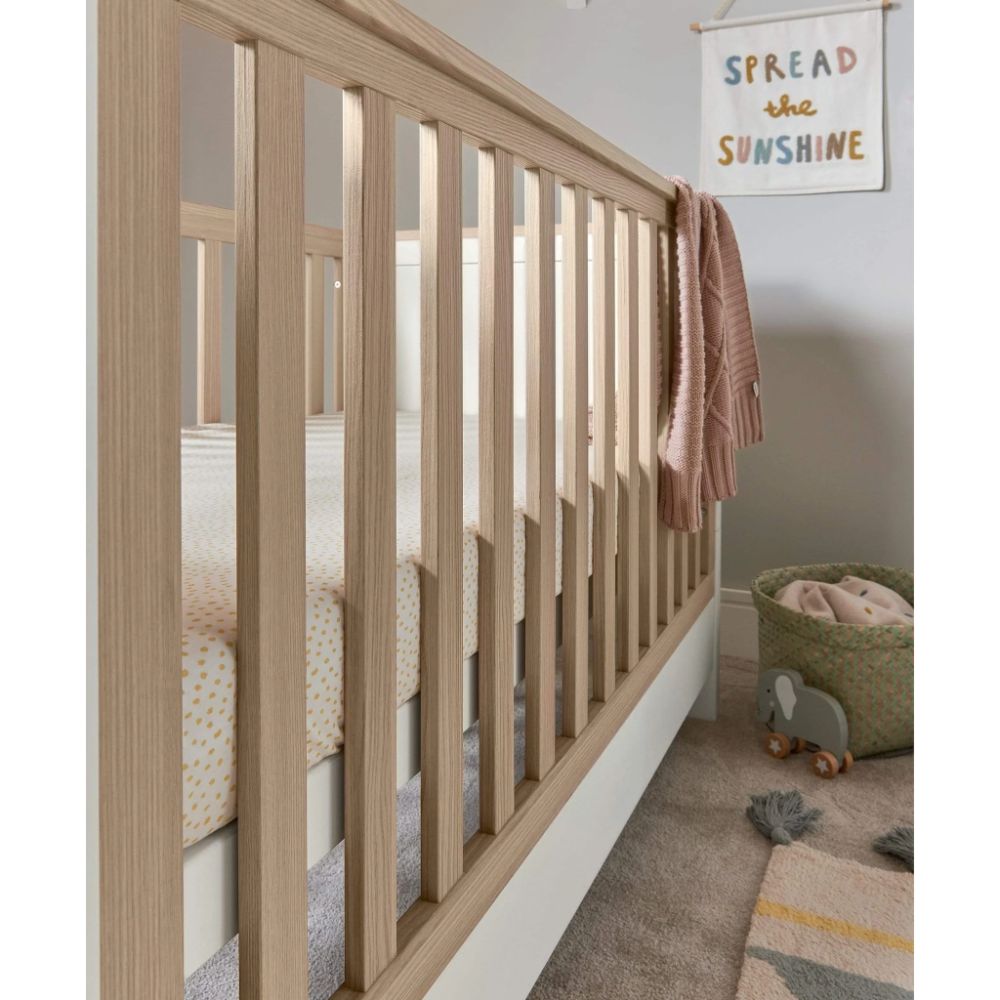 Mamas & Papas Harwell 3 Piece Baby Cot Bed Range with Dresser Changer and Wardrobe