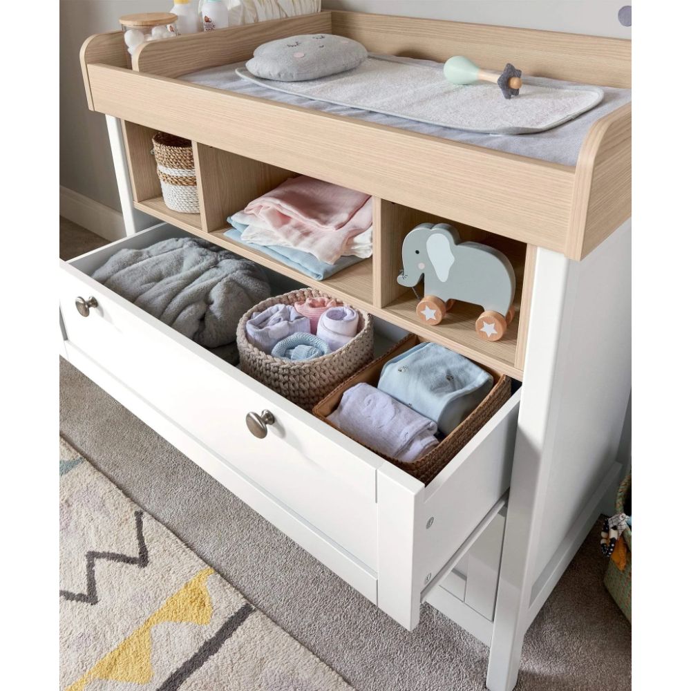 Mamas & Papas Harwell 3 Piece Baby Cot Bed Range with Dresser Changer and Wardrobe