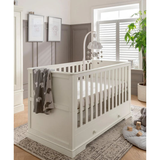 Mamas & Papas Oxford 3 Piece Baby Cot Bed Range with Dresser Changer and Wardrobe