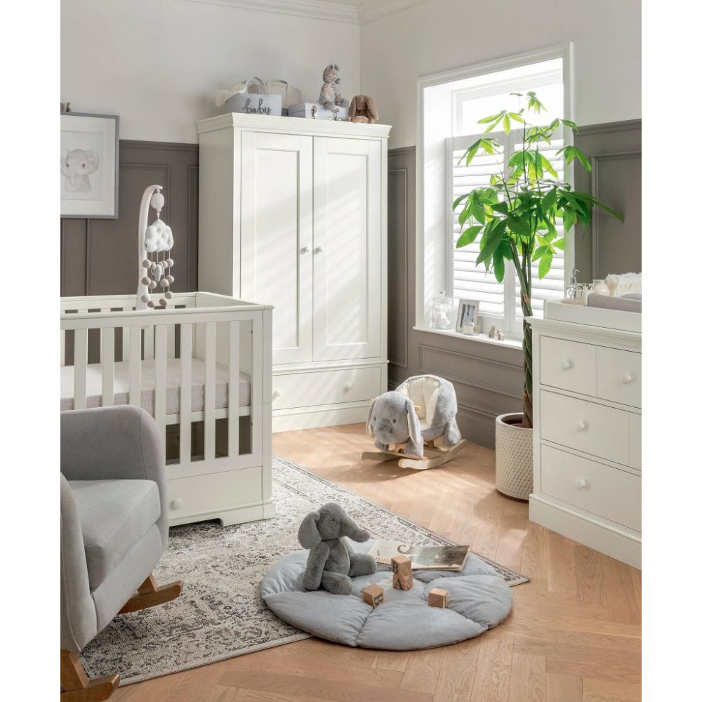 Mamas & Papas Oxford 3 Piece Baby Cot Bed Range with Dresser Changer and Wardrobe