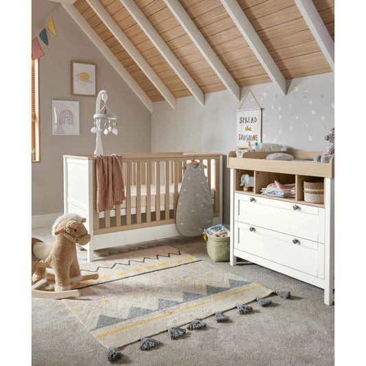 Mamas & Papas Harwell 2 Piece Baby Cot Bed Set with Dresser Changer