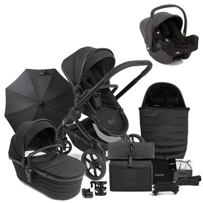 iCandy Peach 7 Studio Complete Buggy Bundle with Joie iSnug Car Seat