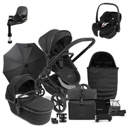 iCandy Peach 7 Studio Complete Buggy Bundle with Maxi Cosi Pebble Pro2 and Familyfix Pro Base
