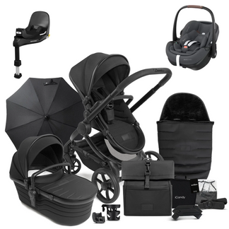 iCandy Peach 7 Studio Complete Buggy Bundle with Maxi Cosi Pebble Pro2 and Familyfix Pro Base