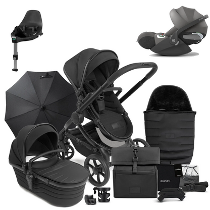 iCandy Peach 7 Studio Complete Buggy Bundle with Cybex Cloud T and Base T