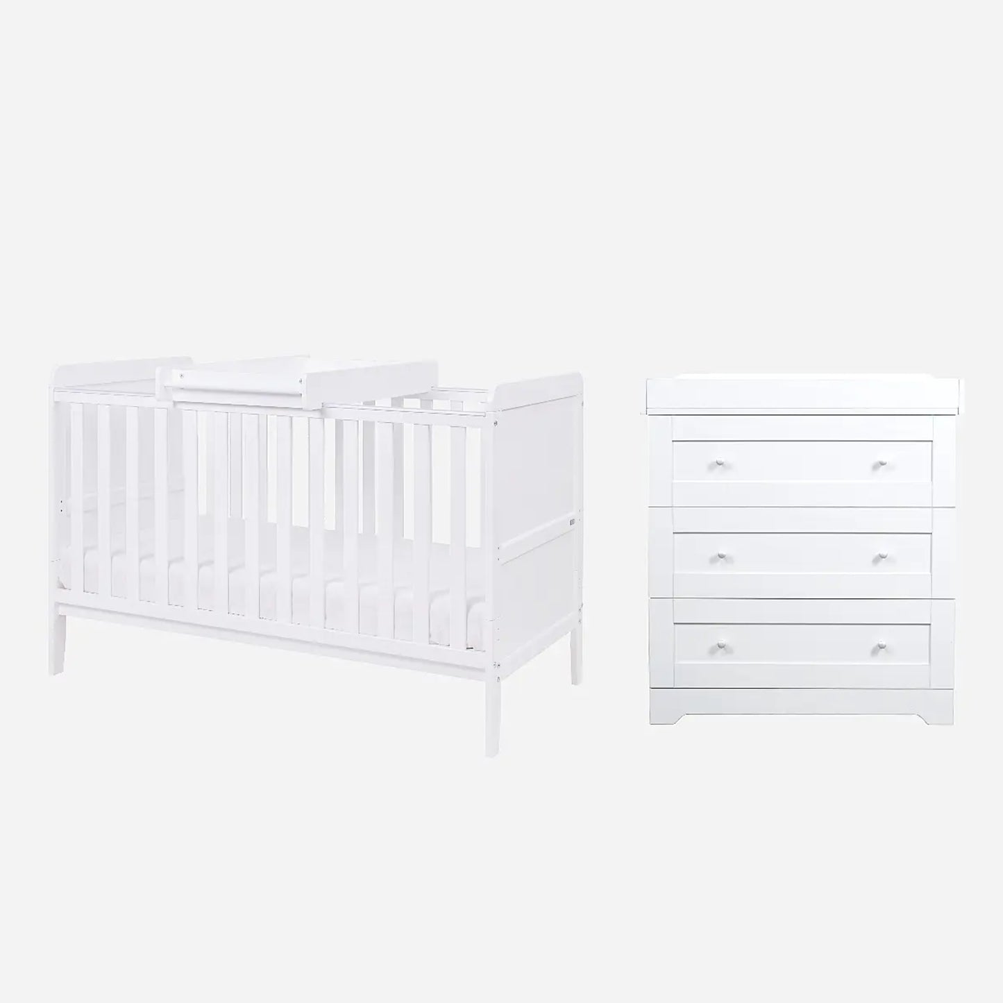 Tutti Bambini Rio 2 Piece Set with Cot Bed and Dresser Changer