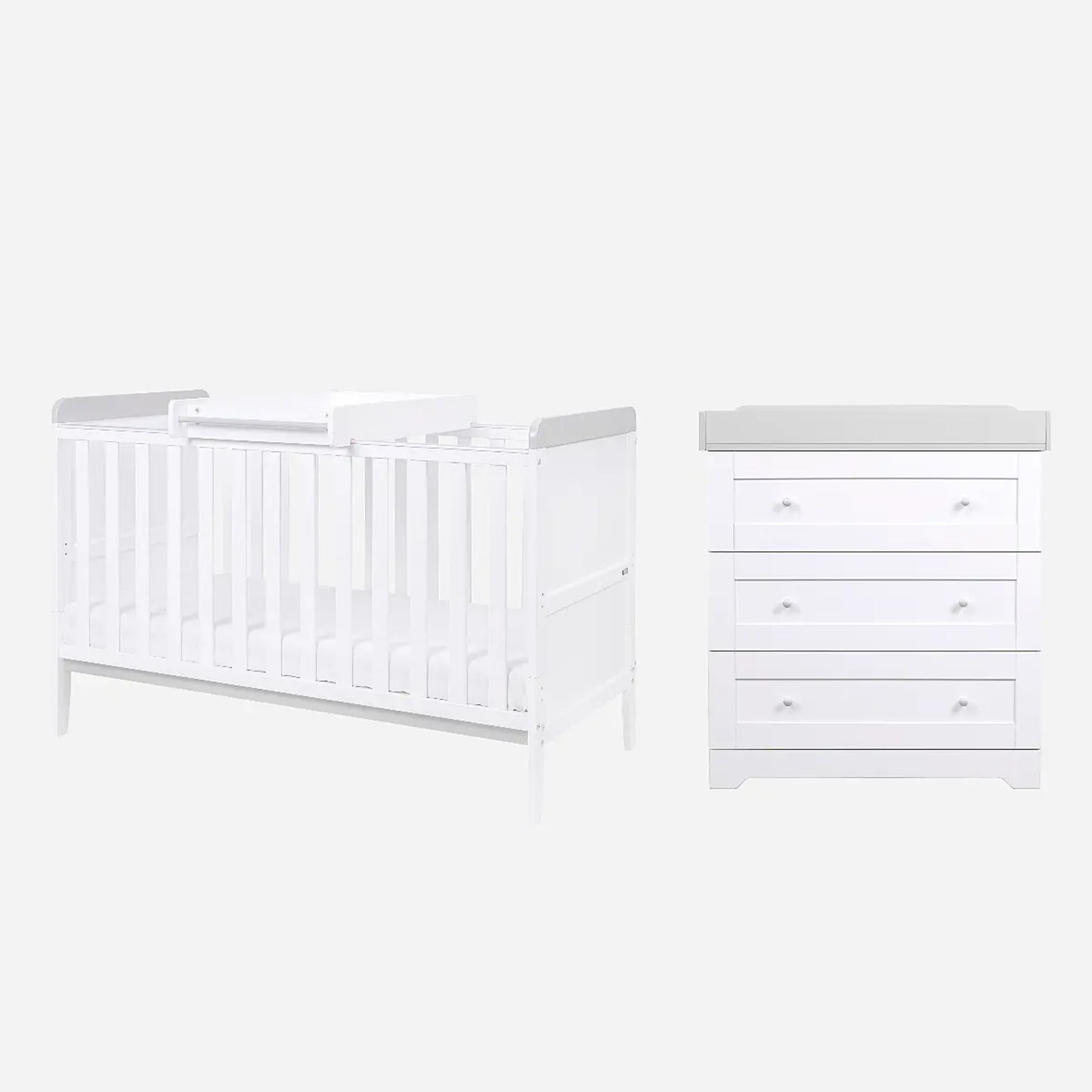 Tutti Bambini Rio 2 Piece Set with Cot Bed and Dresser Changer